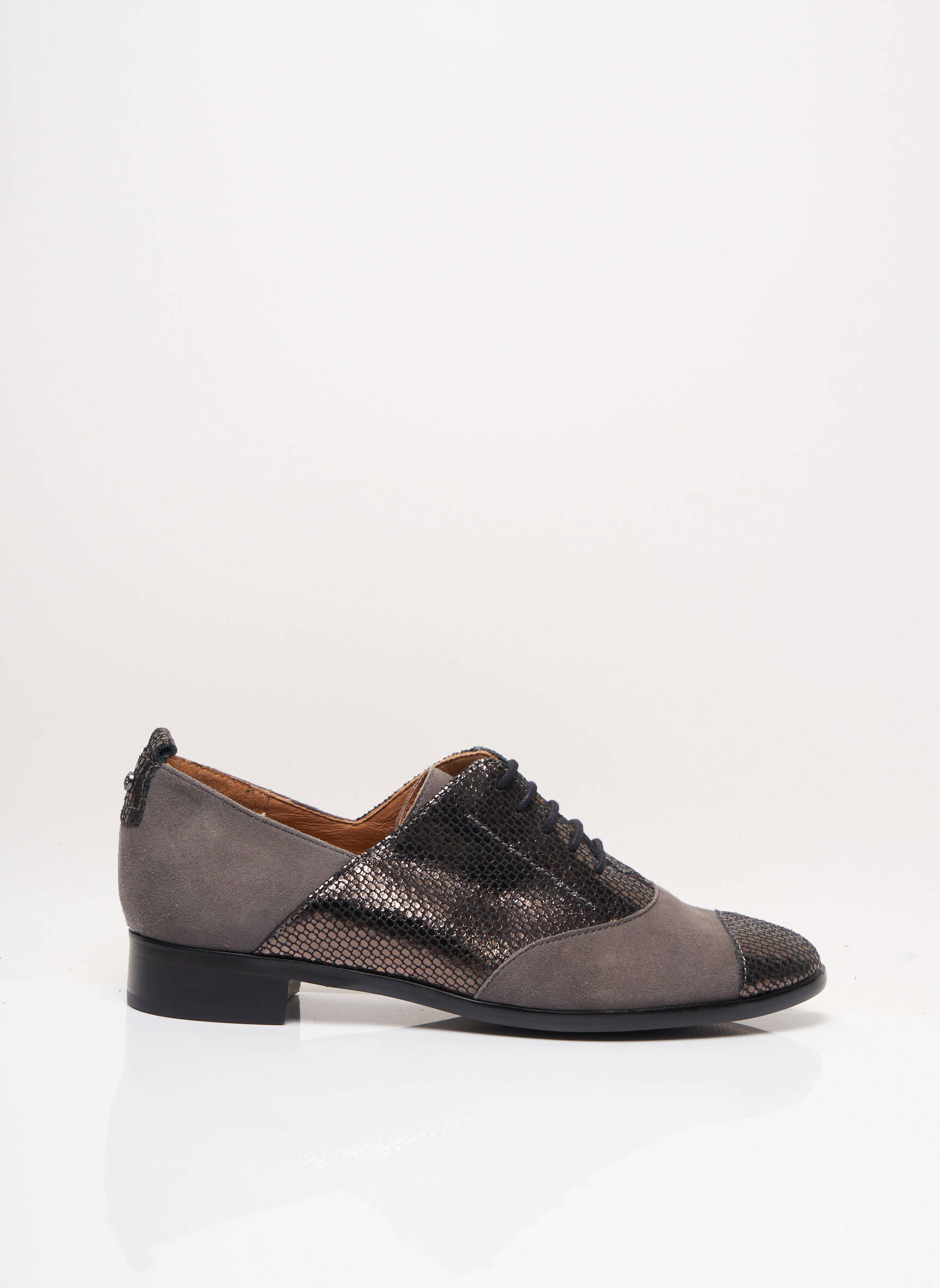 Emilie Karston Derby Femme couleur gris