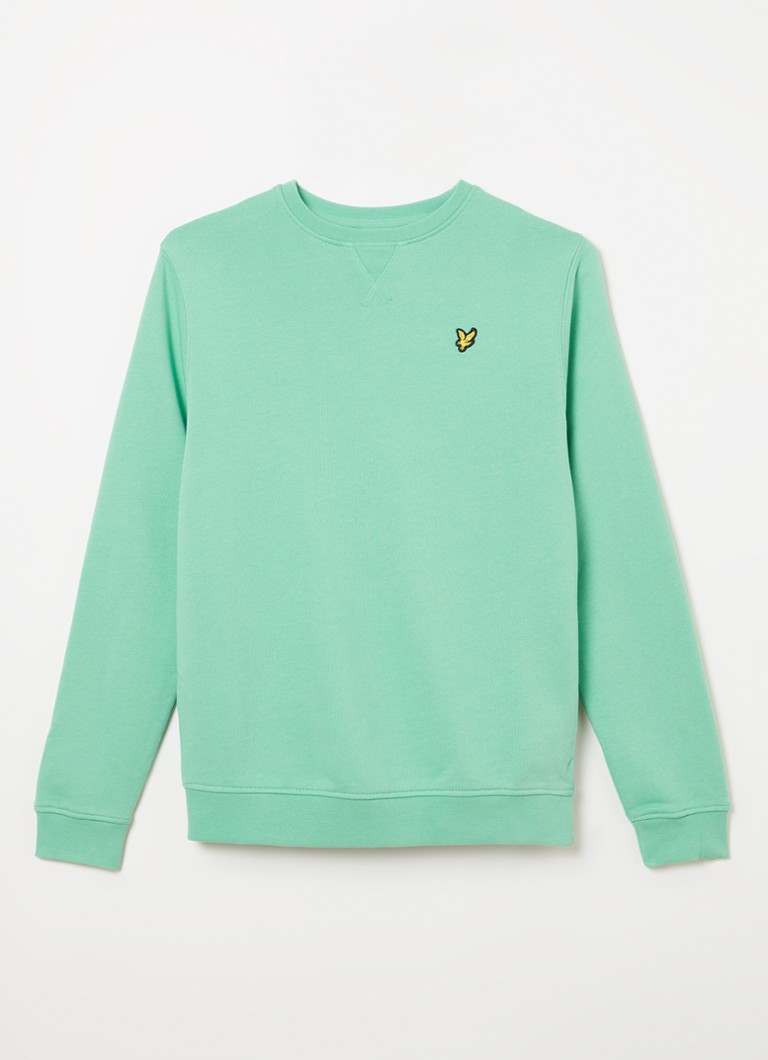 Pulover cu logo brodat Lyle & Scott