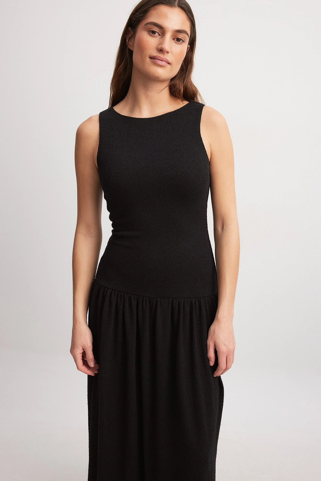 Weites, strukturiertes Kleid