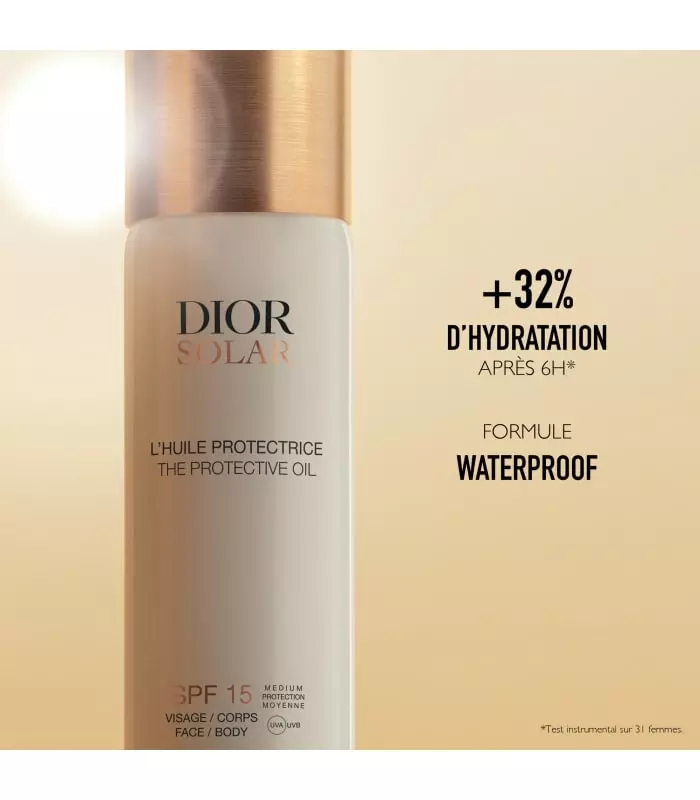 DIOR SOLAR L'Huile Protectrice Visage et Corps SPF 15 - Huile solaire Spray solaire