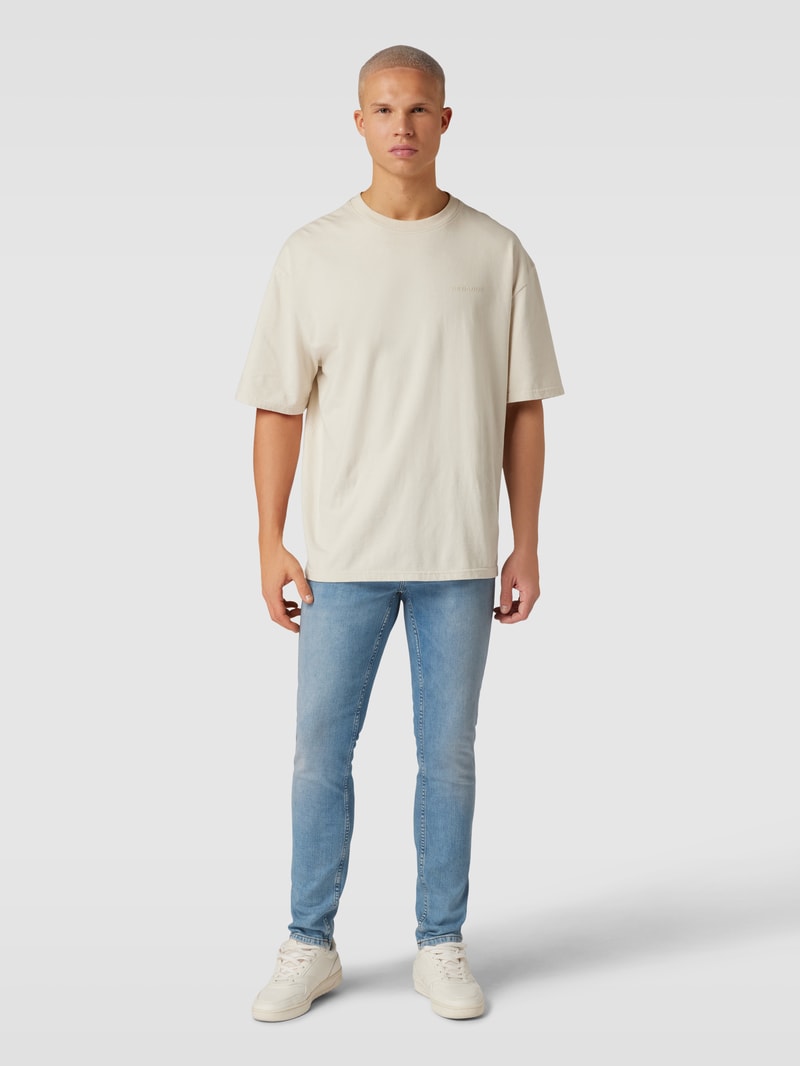 Slim Fit Jeans mit Eingrifftaschen Modell 'LOOM' in jeans