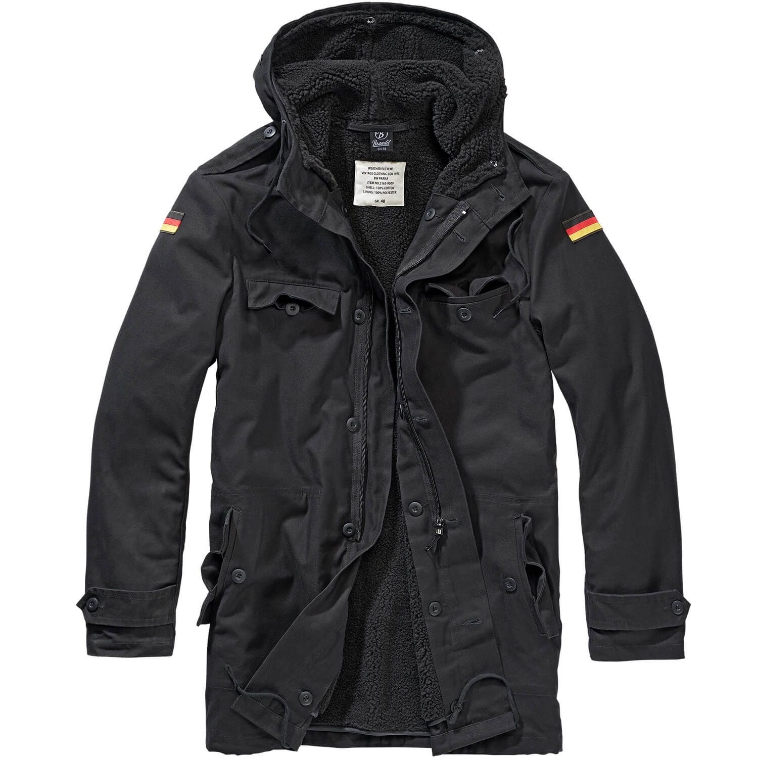 BW Parka with Flag