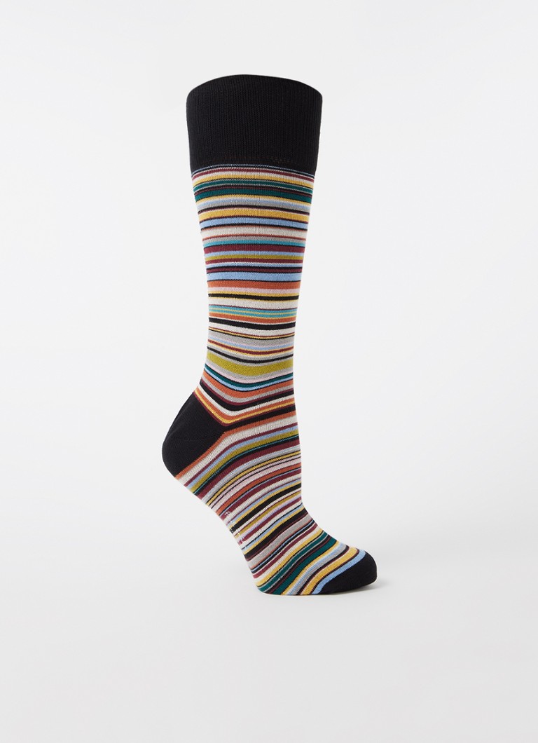 Calzini a righe stampate Multistripe di Paul Smith