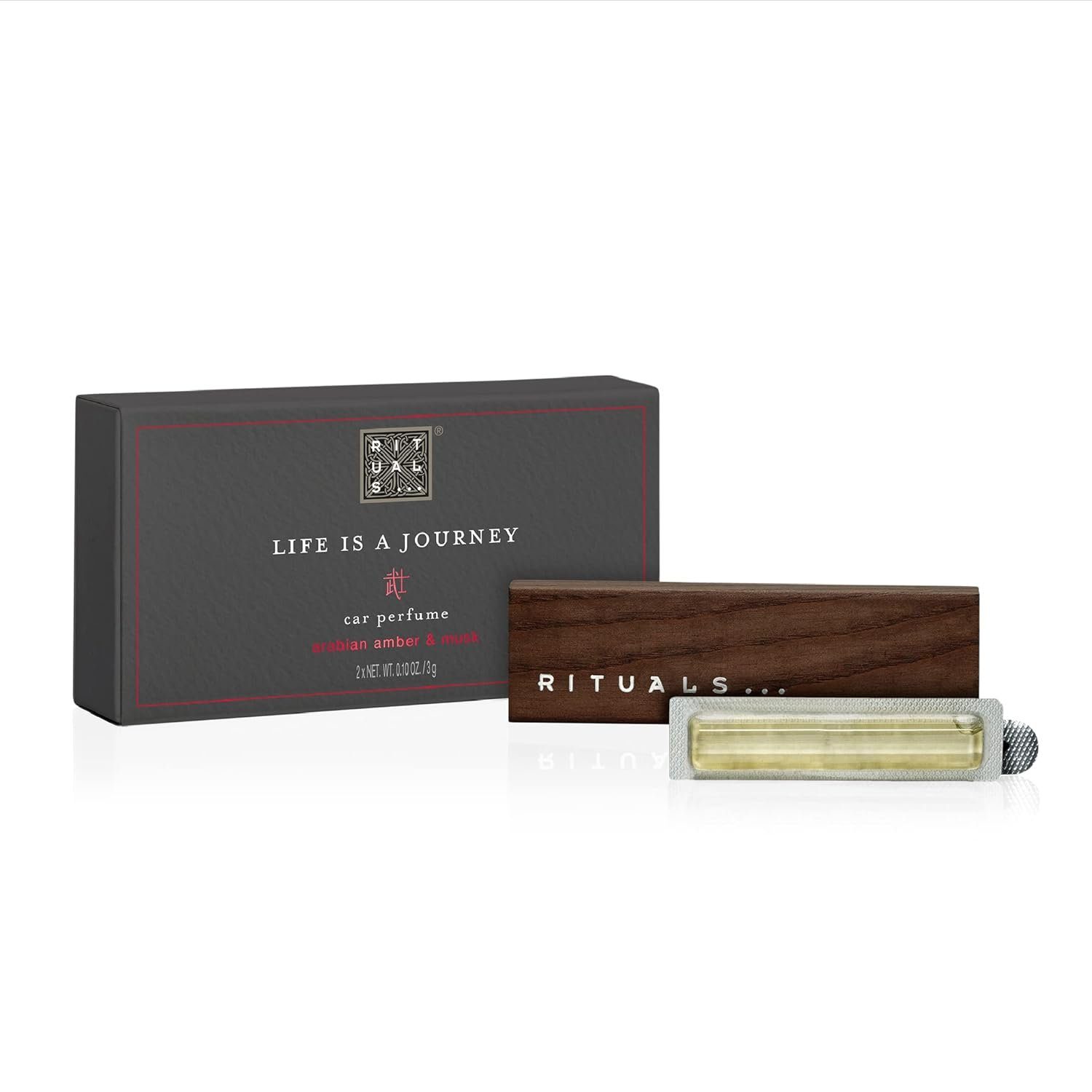 Rituals Raumduft Autoparfüm Car Perfume The Ritual of Samurai Autoparfum (1-St), Life is a Journey arabian amber & musk