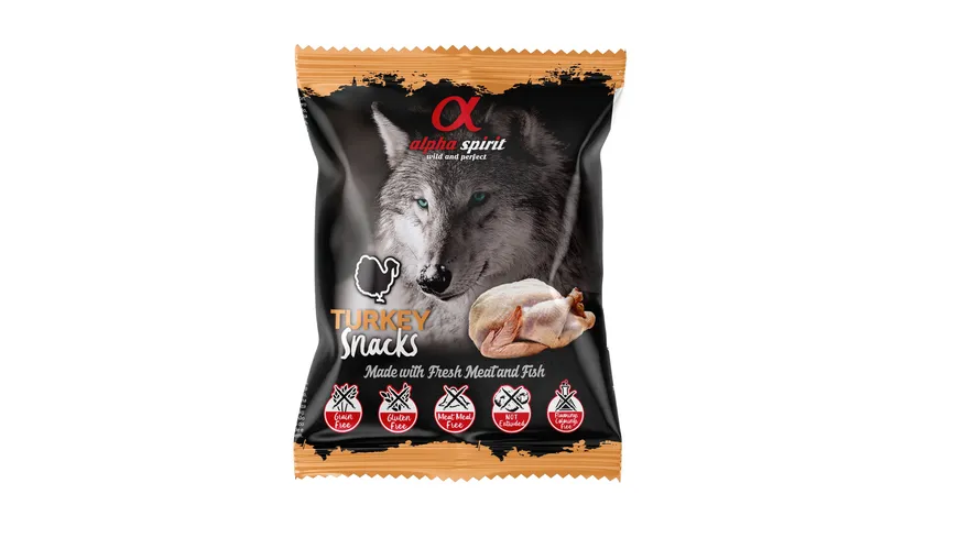 alpha spirit Dog Hundesnack Truthahn 50 g