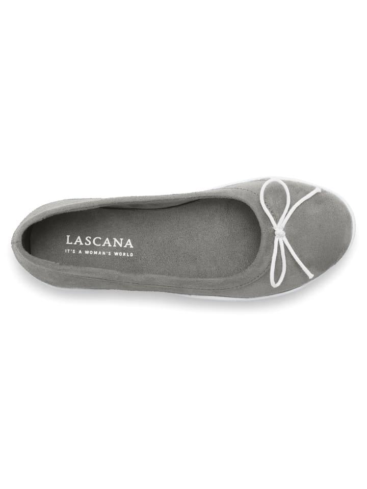 LASCANA Ballerina in hellgrau günstig kaufen