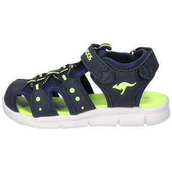KangaROOS K Mini Flat Sandale in blau
