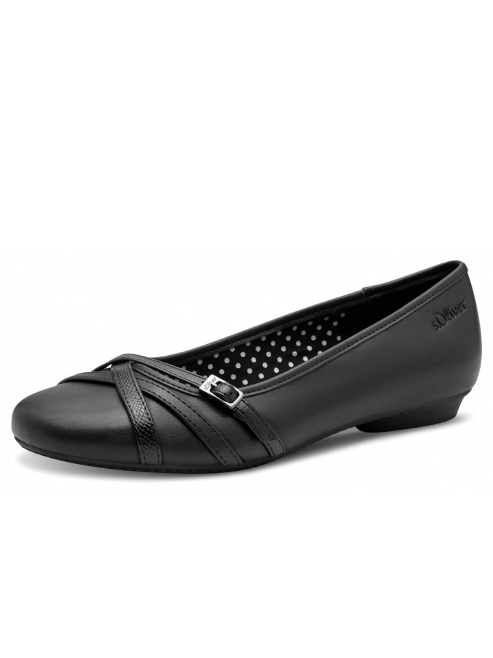 s.Oliver Ballerina S.Oliver in Schwarz günstig kaufen 37