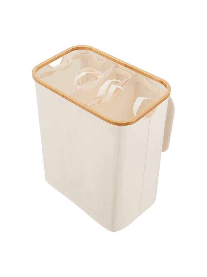 en.casa Wäschekorb Rusko in Beige (H)69cm (B)57cm (T)37cm (V)140l günstig kaufen onesize