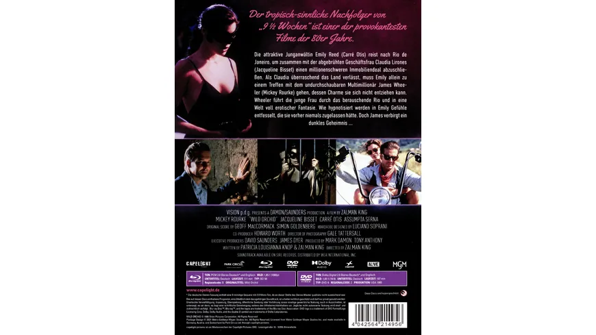 Wilde Orchidee - 2-Disc Limited Collector's Edition im Mediabook (+ DVD)