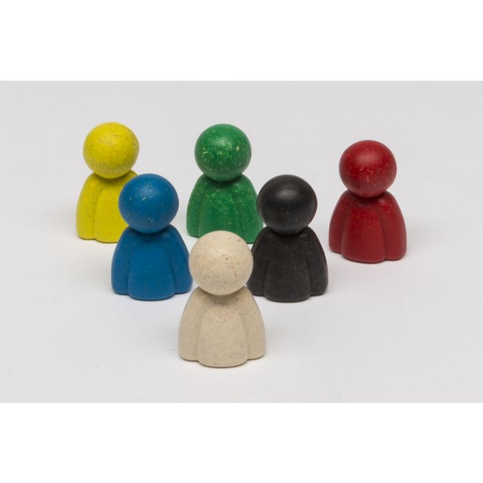 Personenfiguren aus WPC Material grün