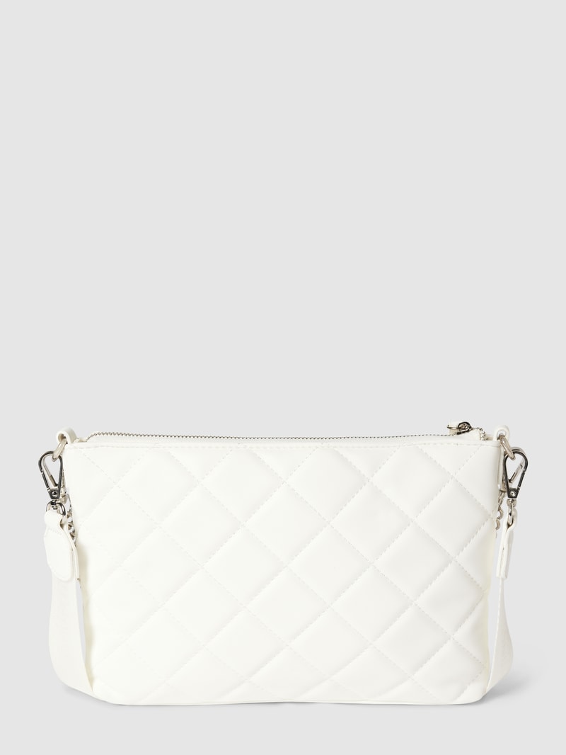 Handtasche in Stepp-Optik in ecru