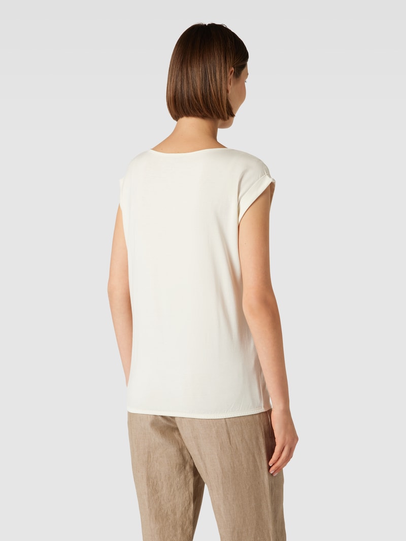 T-Shirt mit Fledermausärmeln in offwhite