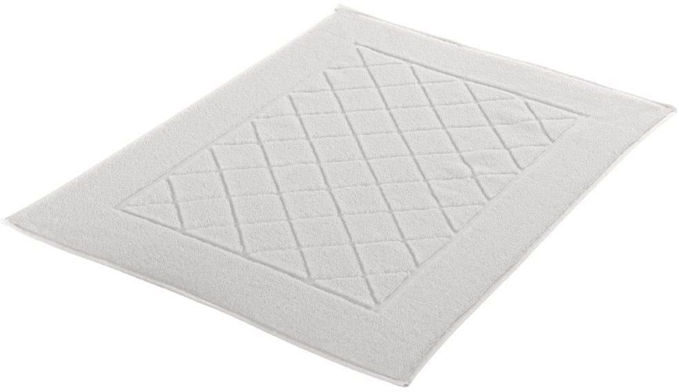 Teppich Kleine Wolke Frottiervorleger Bridge azur, 50x 70, Kleine Wolke