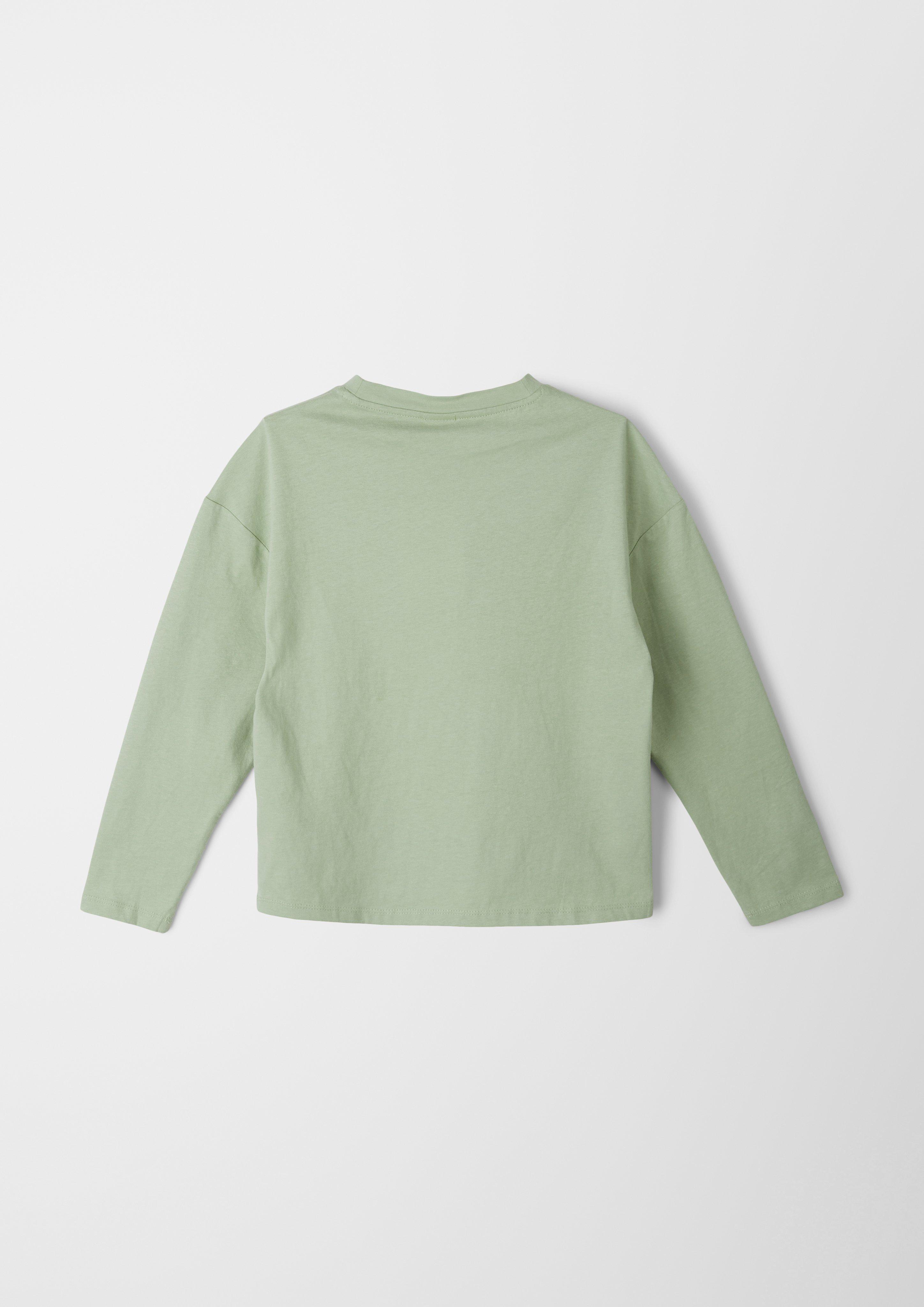 Longsleeve mit gummiertem Frontprint  2119771-7360