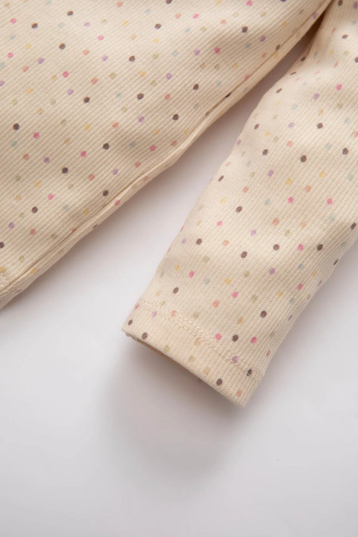 DeFacto  Baby Mädchen Pyjama Set mit geripptem Camisole und Polka Dot Muster