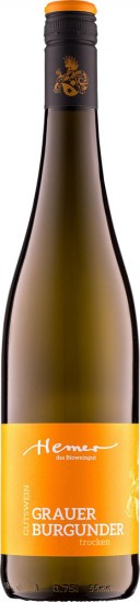 2022 Grauer Burgunder trocken Bio - Weingut Hemer