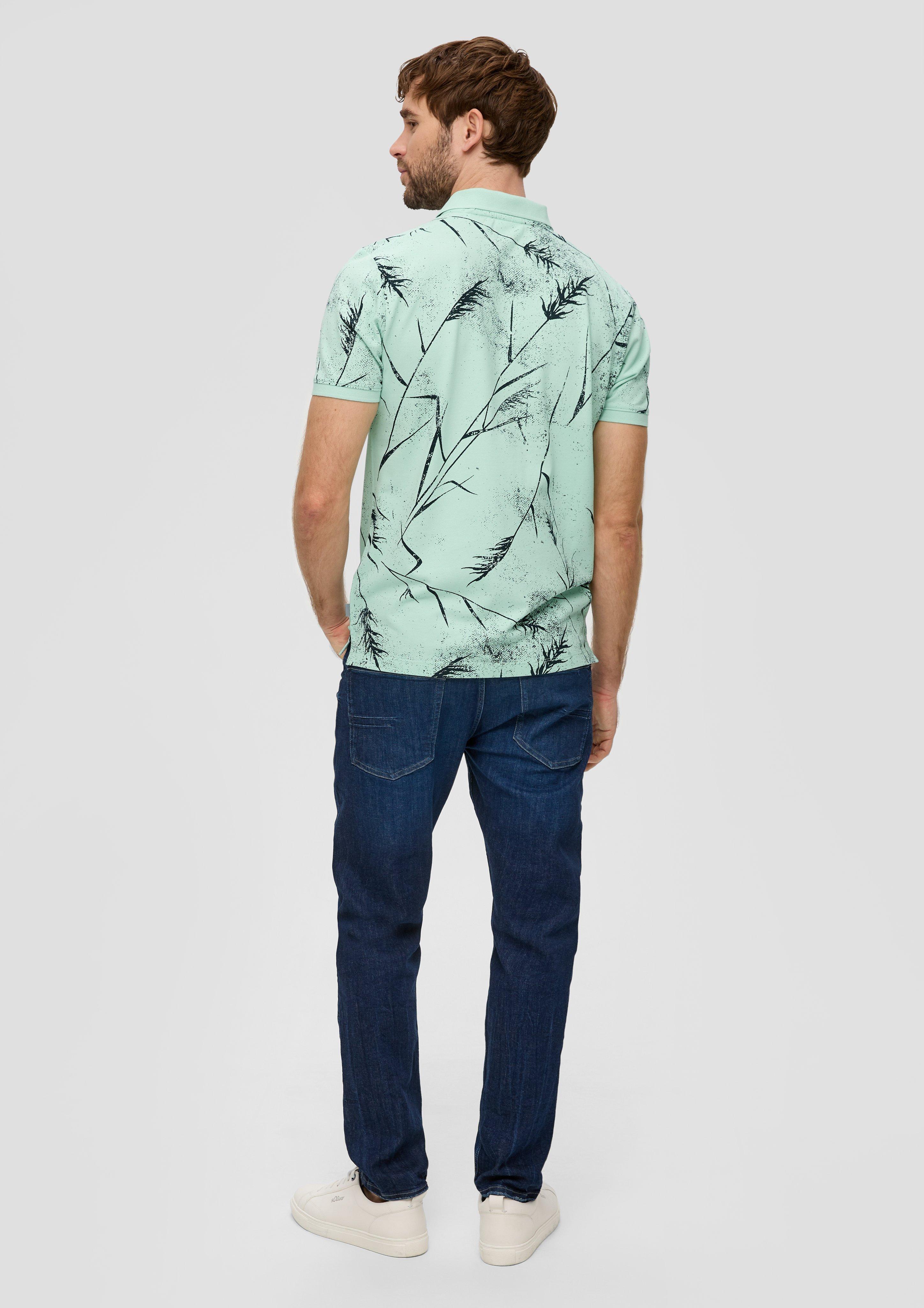 Poloshirt mit All-over-Print  2143942-65A3