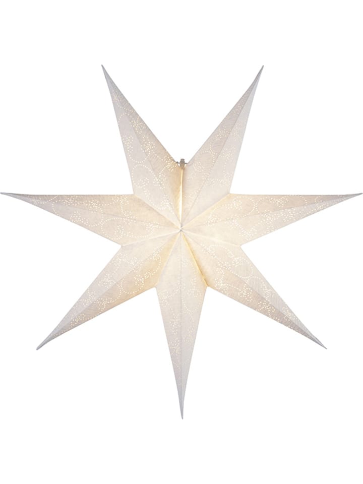 STAR Trading Papierstern 'Decorus', handgeschöpftes Papier, weiß, Ø 63cm günstig kaufen onesize
