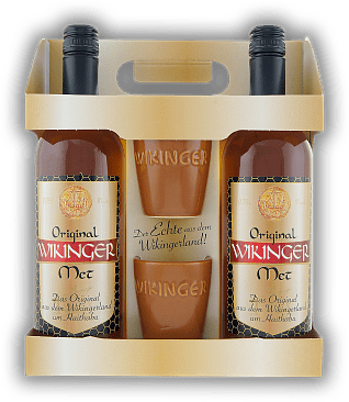 Met Doppelter Wikinger (2x Honigwein & 2 Becher) Met Doppelter Wikinger (2x Honigwein & 2 Becher)  1,5	 Liter - Vol 11%