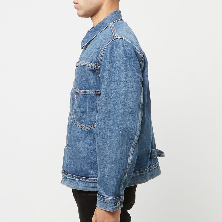 Levi's Type I Trucker Dancing Queen Trucker med indigo - worn in