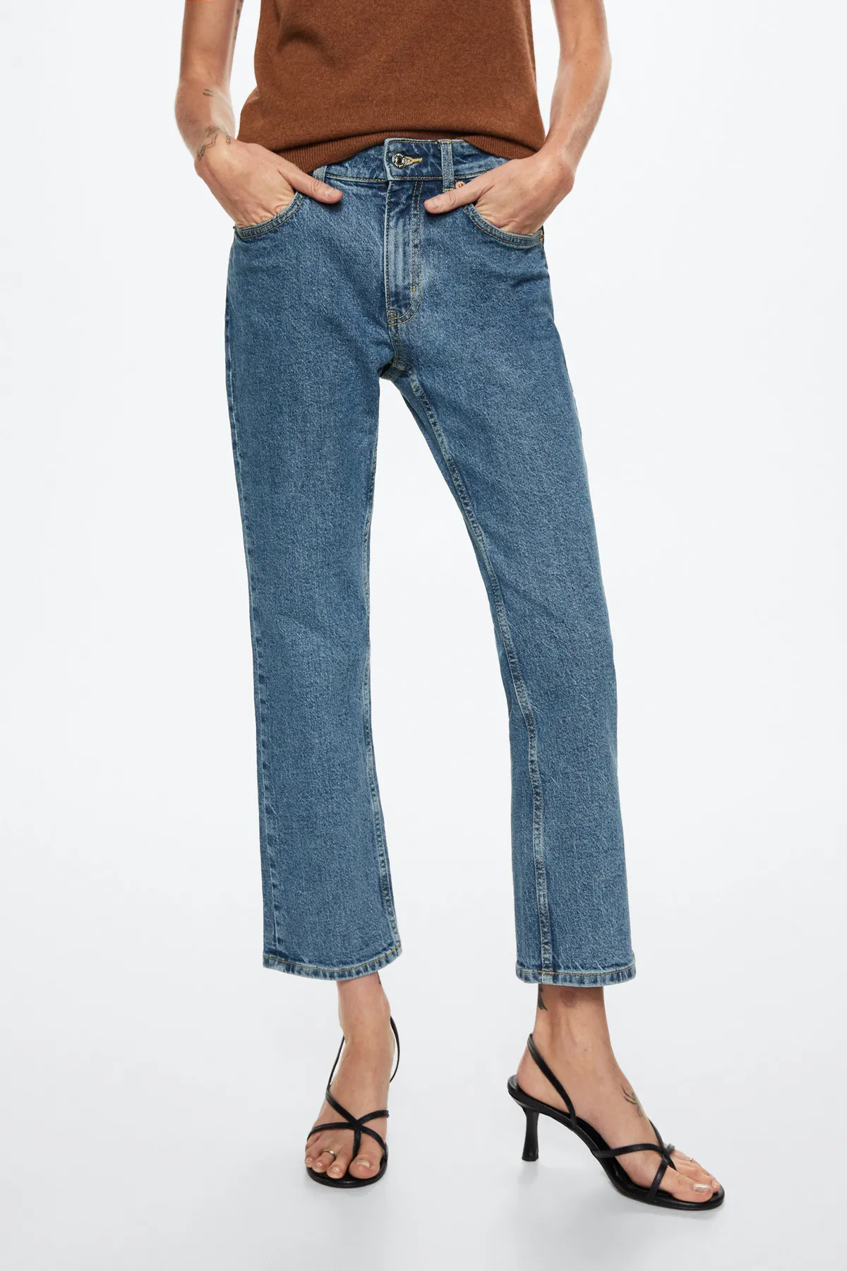 MANGO  37008259 Jeans Mittelblau