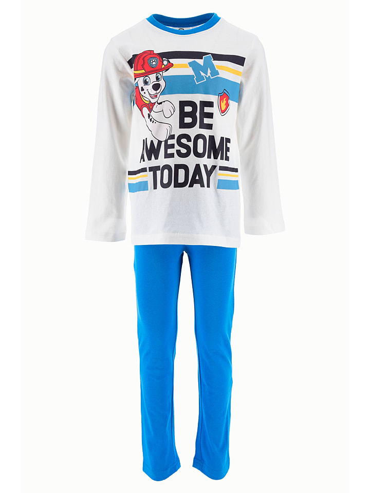 Paw Patrol Pyjama in Blau/ Weiß günstig kaufen