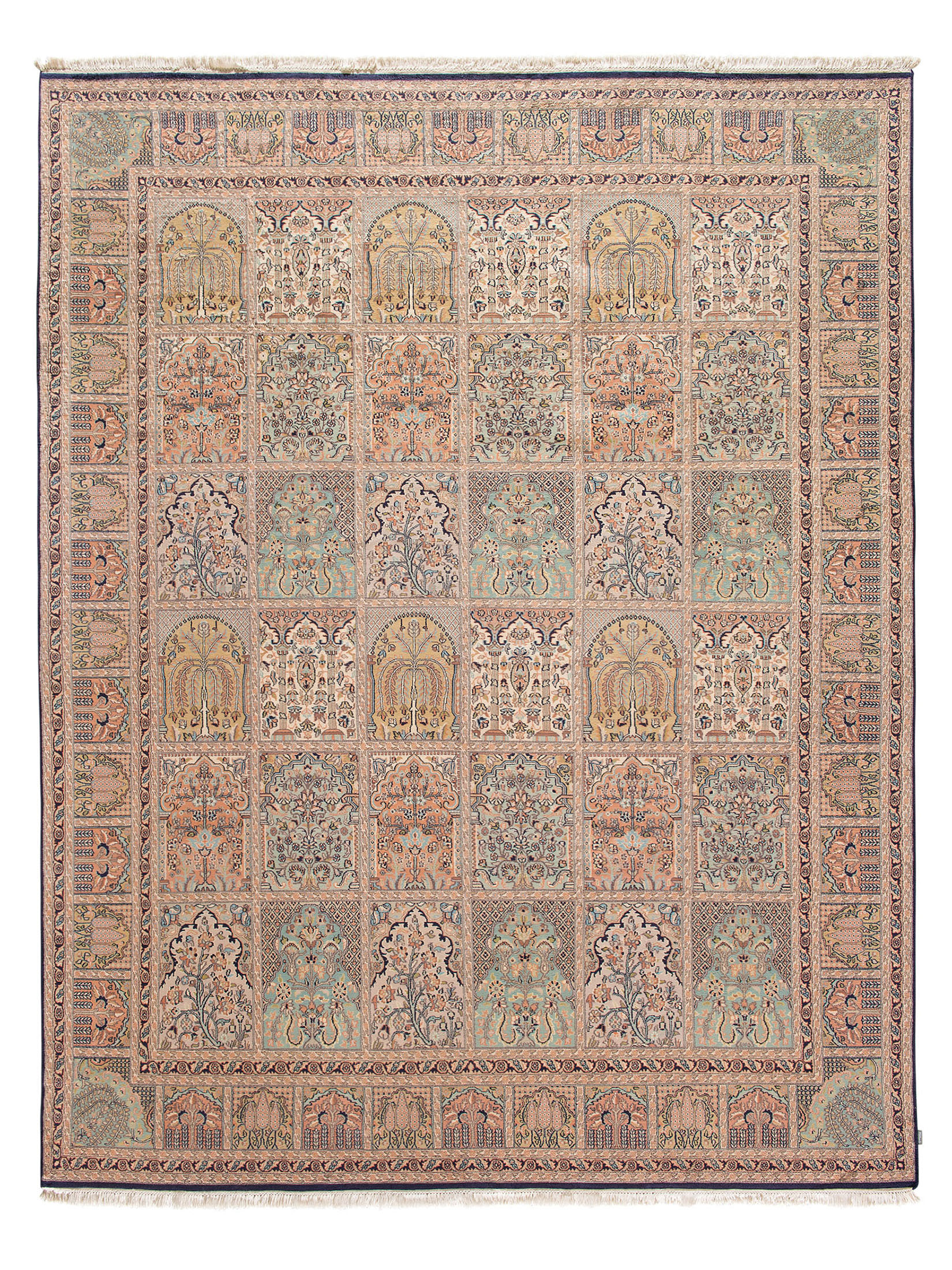 Kaschmir Seide 16/16 ca. 242 x 309 cm, Unikat / Einzelstück