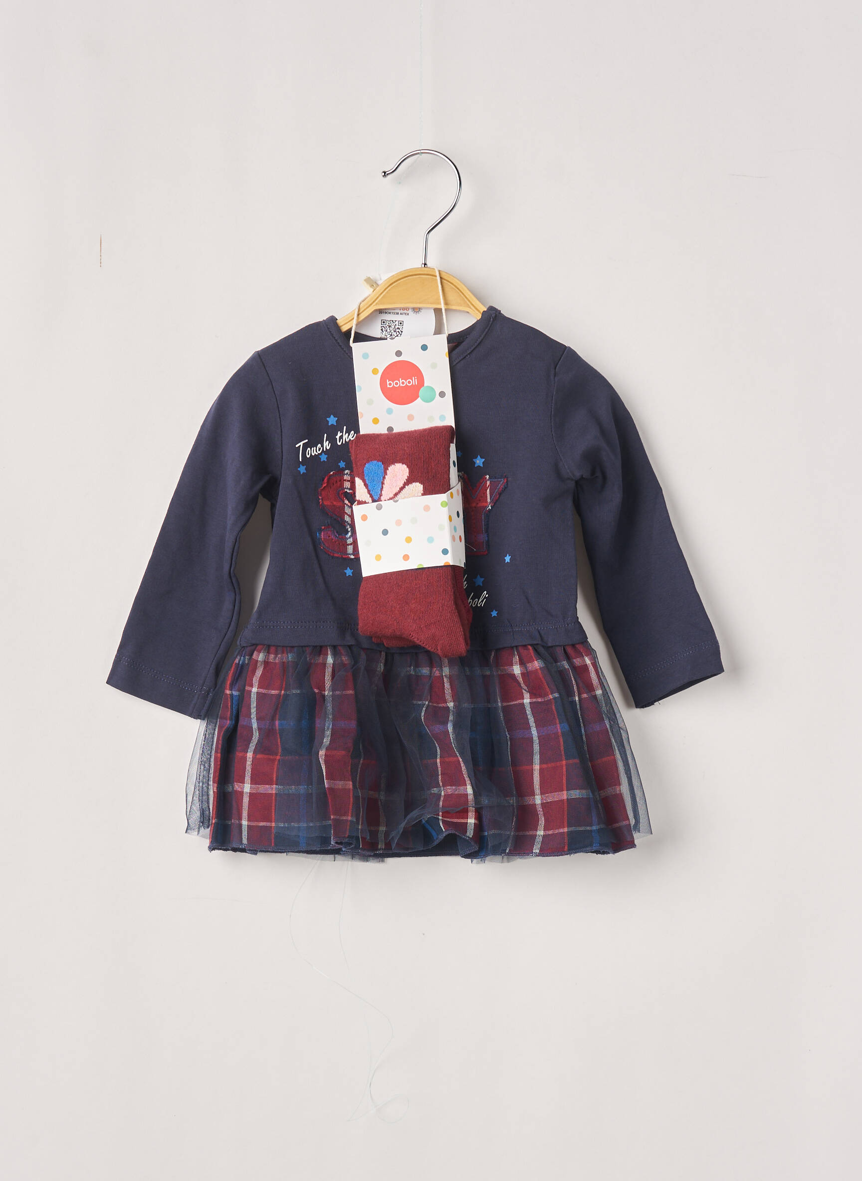 Boboli Robes Mi Longues Fille couleur bleu