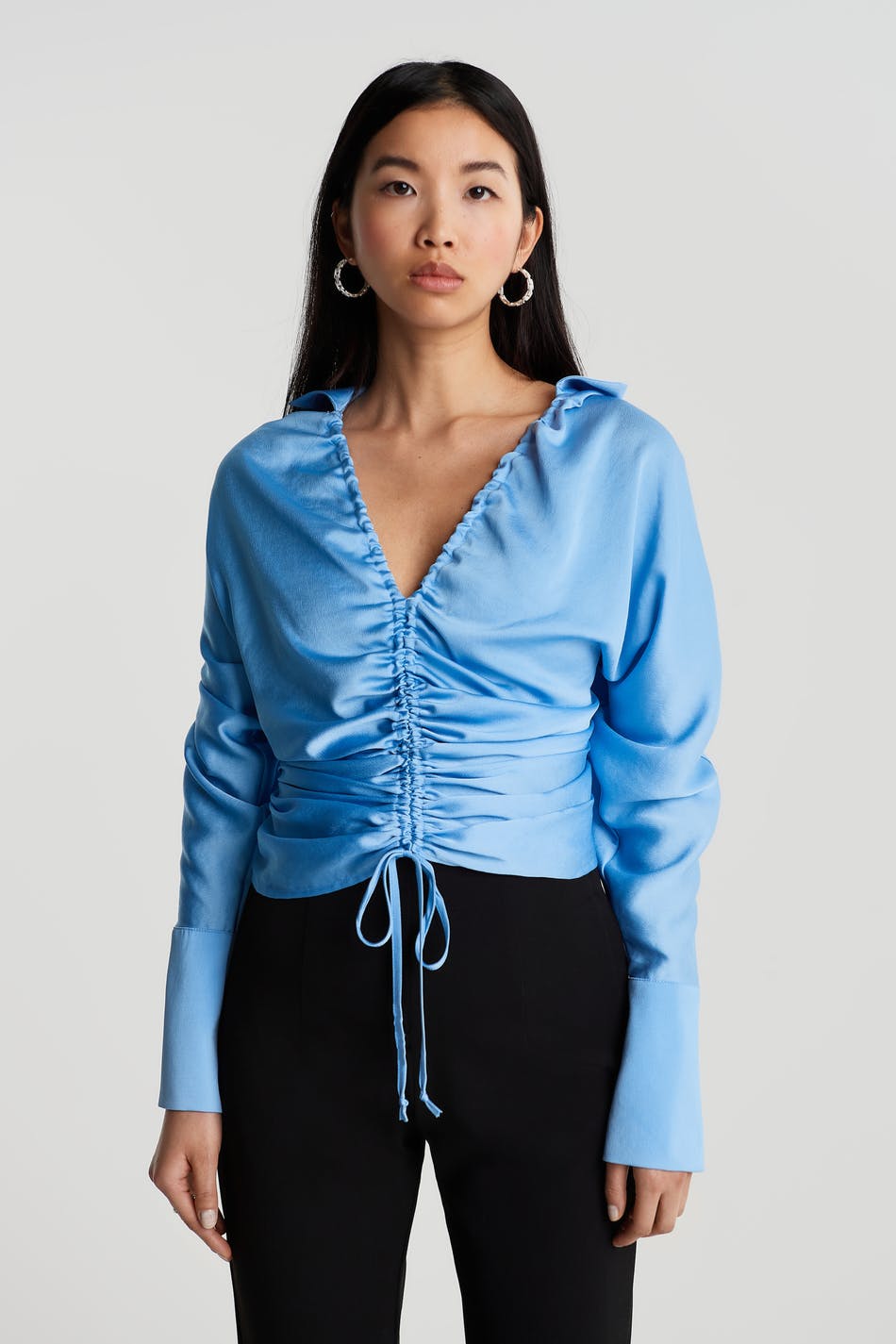 Drawstring shirt