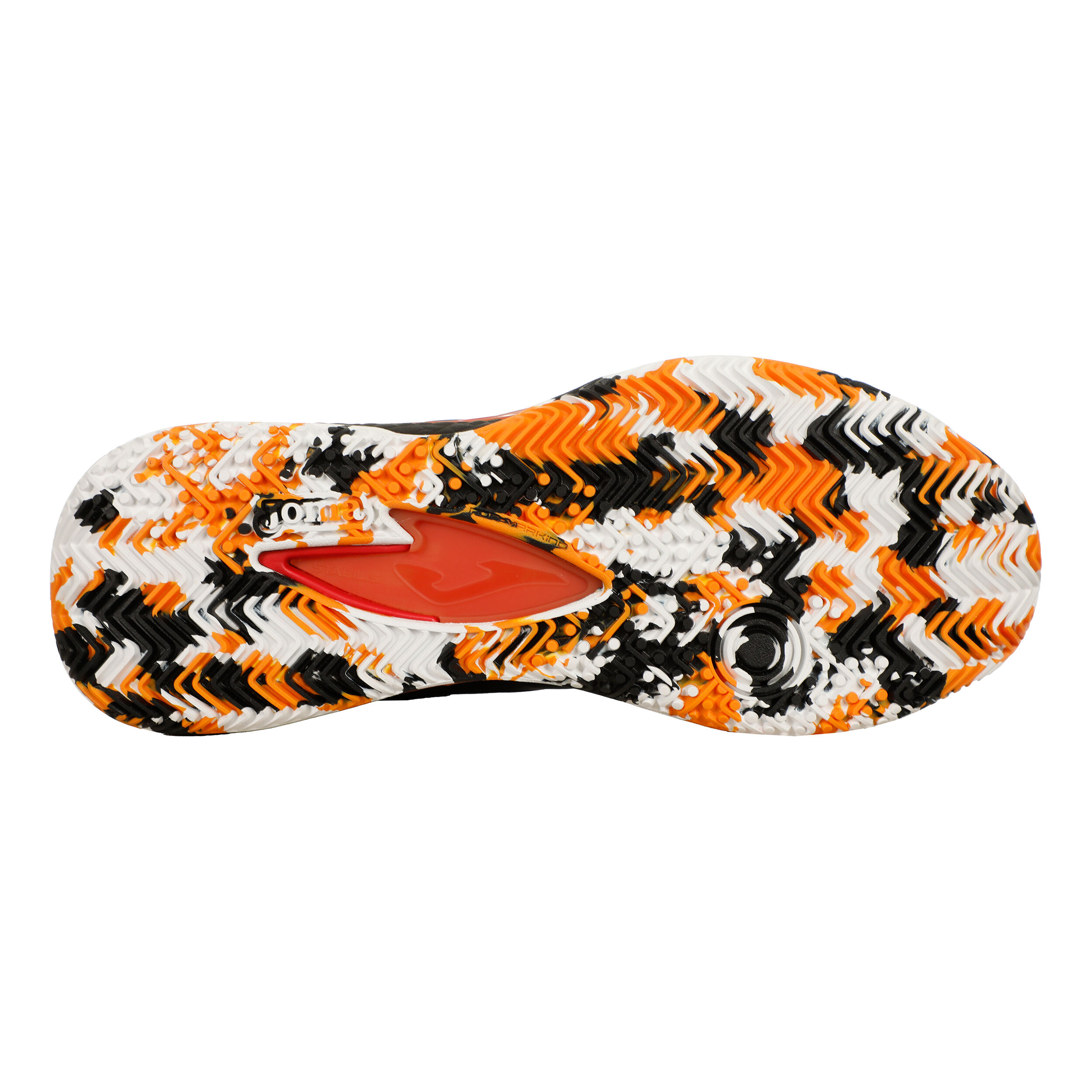 SPIN Padelschuh Herren - Schwarz, Orange