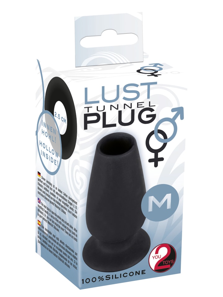 You2Toys Analplug Lust Tunnel M in schwarz günstig kaufen 10 cm