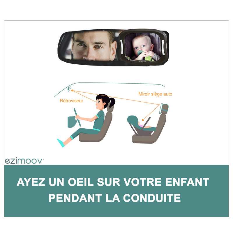 Miroir de voiture à led Ezimoov