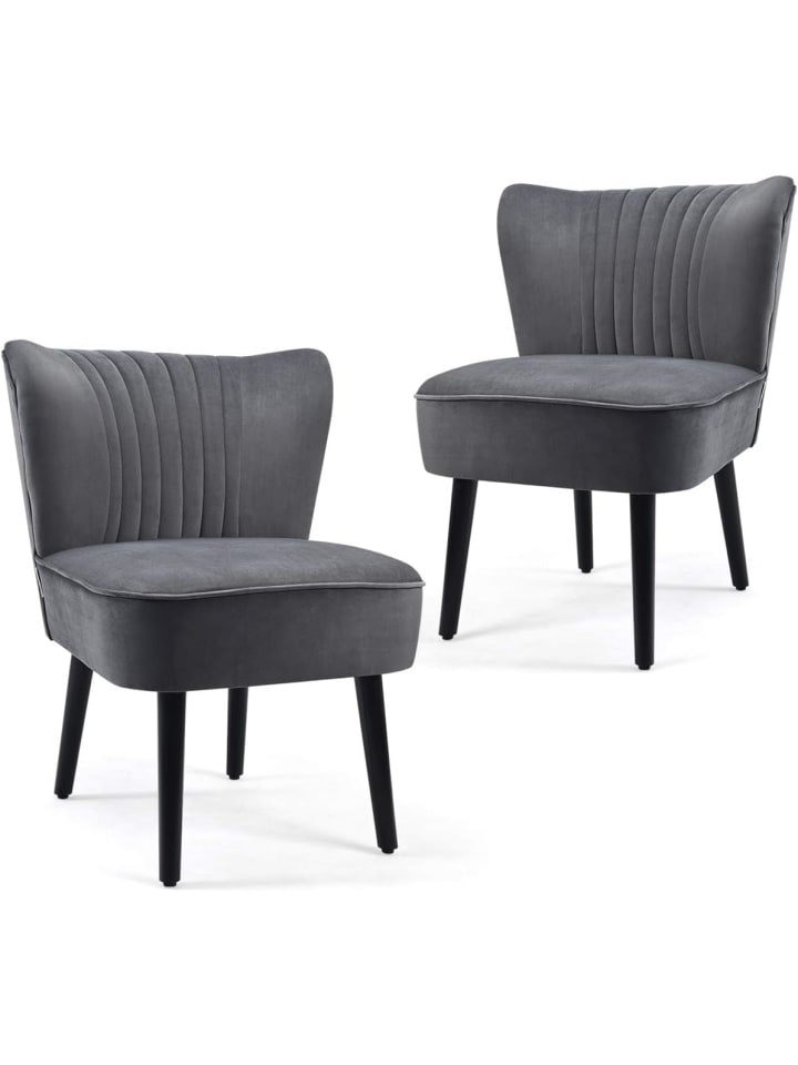 COSTWAY 2er Set Relaxsessel in Grau günstig kaufen onesize