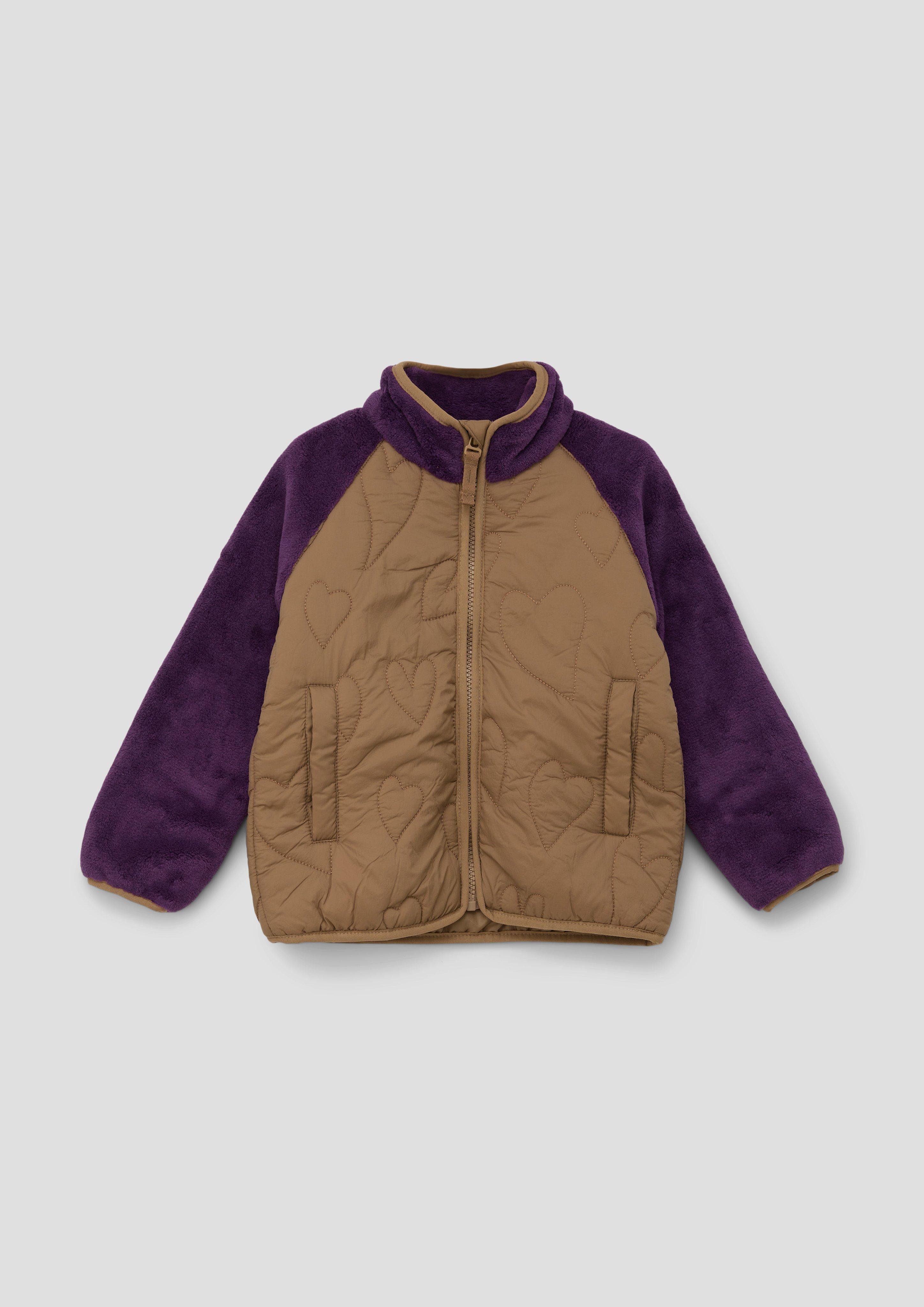 Blousonjacke im Fabricmix  2133851-4836