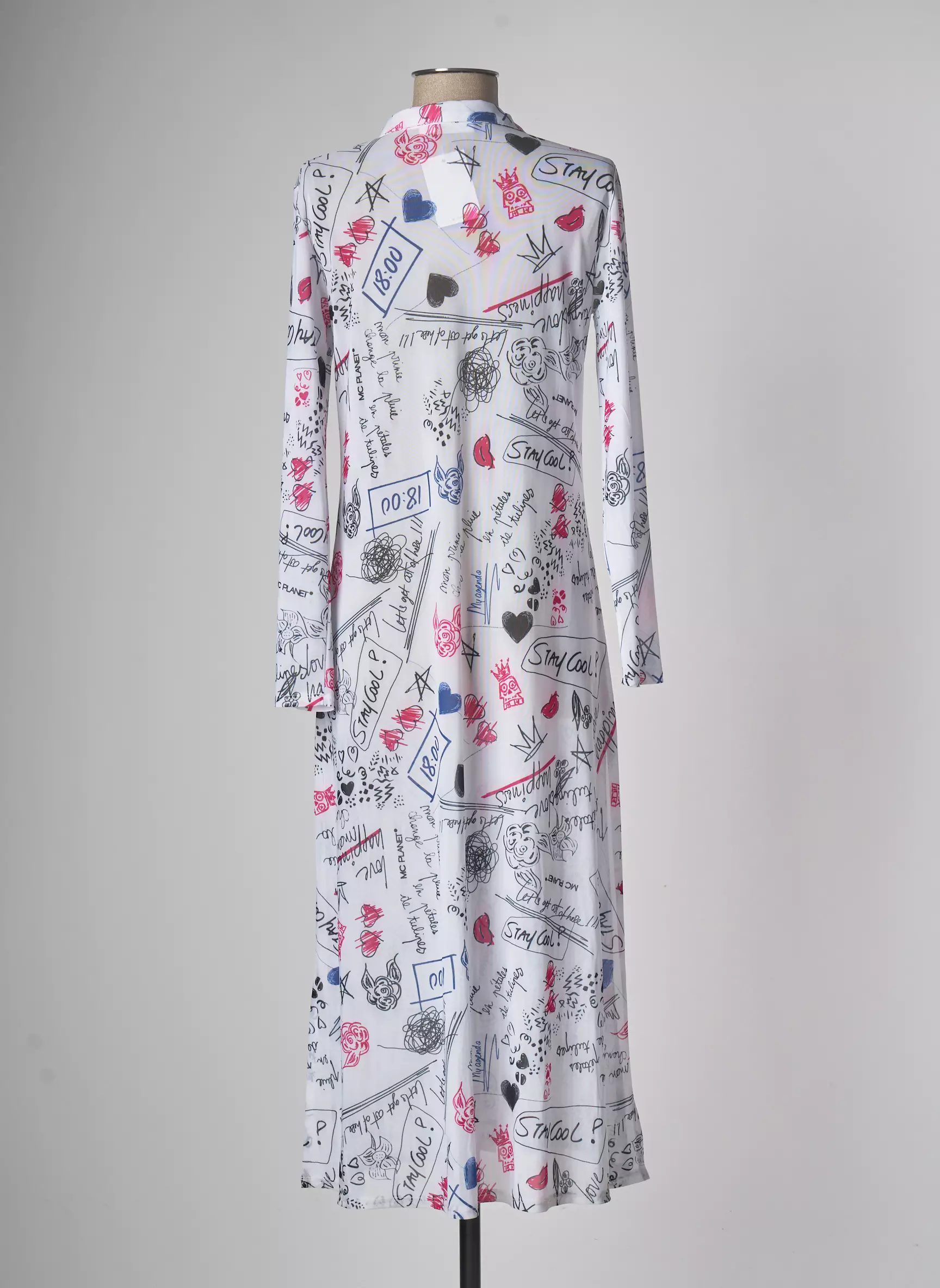 Mc Planet Robes Longues Femme couleur blanc
