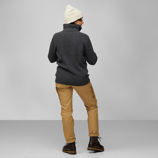 ÖVIK HALF ZIP KNIT W Damen - Wollpullover