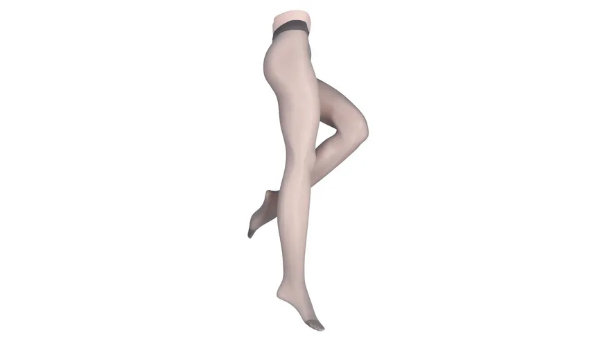MOVE UP Damen Feinstrumpfhose Seidenglanz Line 20 DEN grau