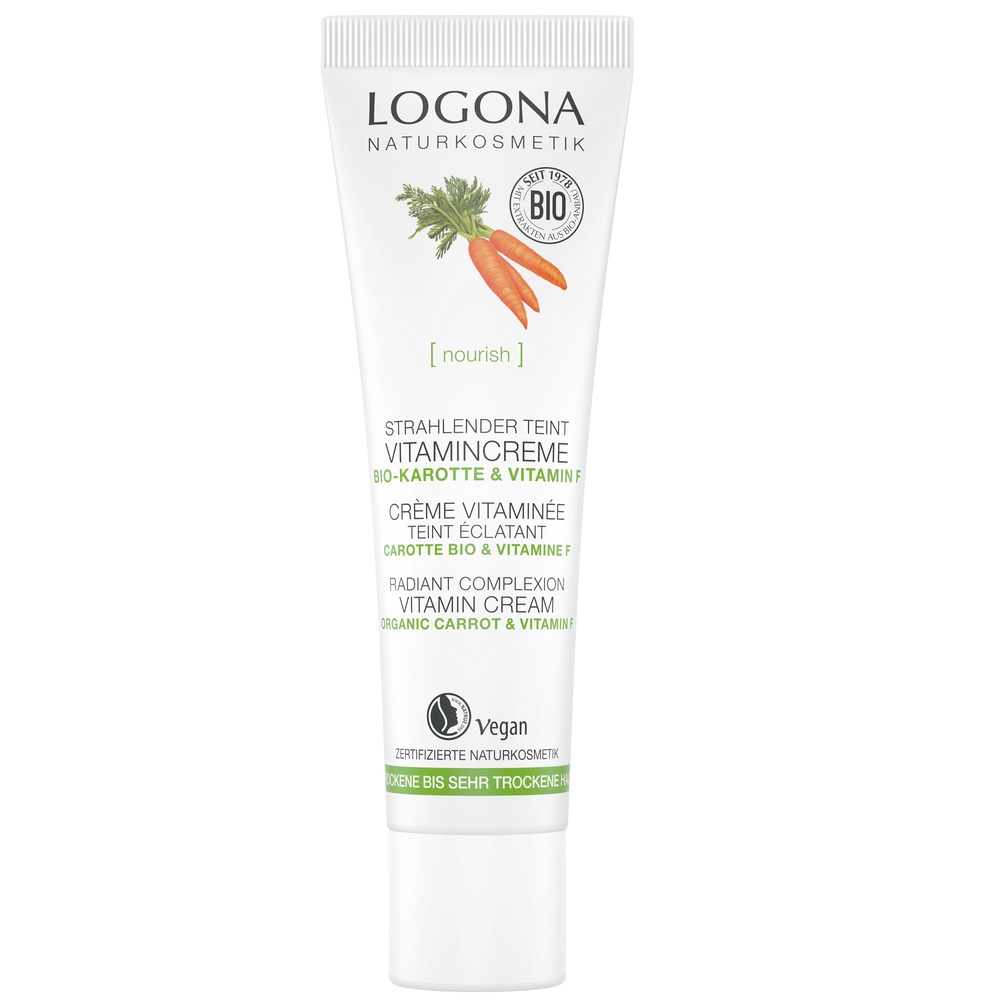 logona Crème vitam. embellisseur teint carotte, 30 ml Crèmes visage