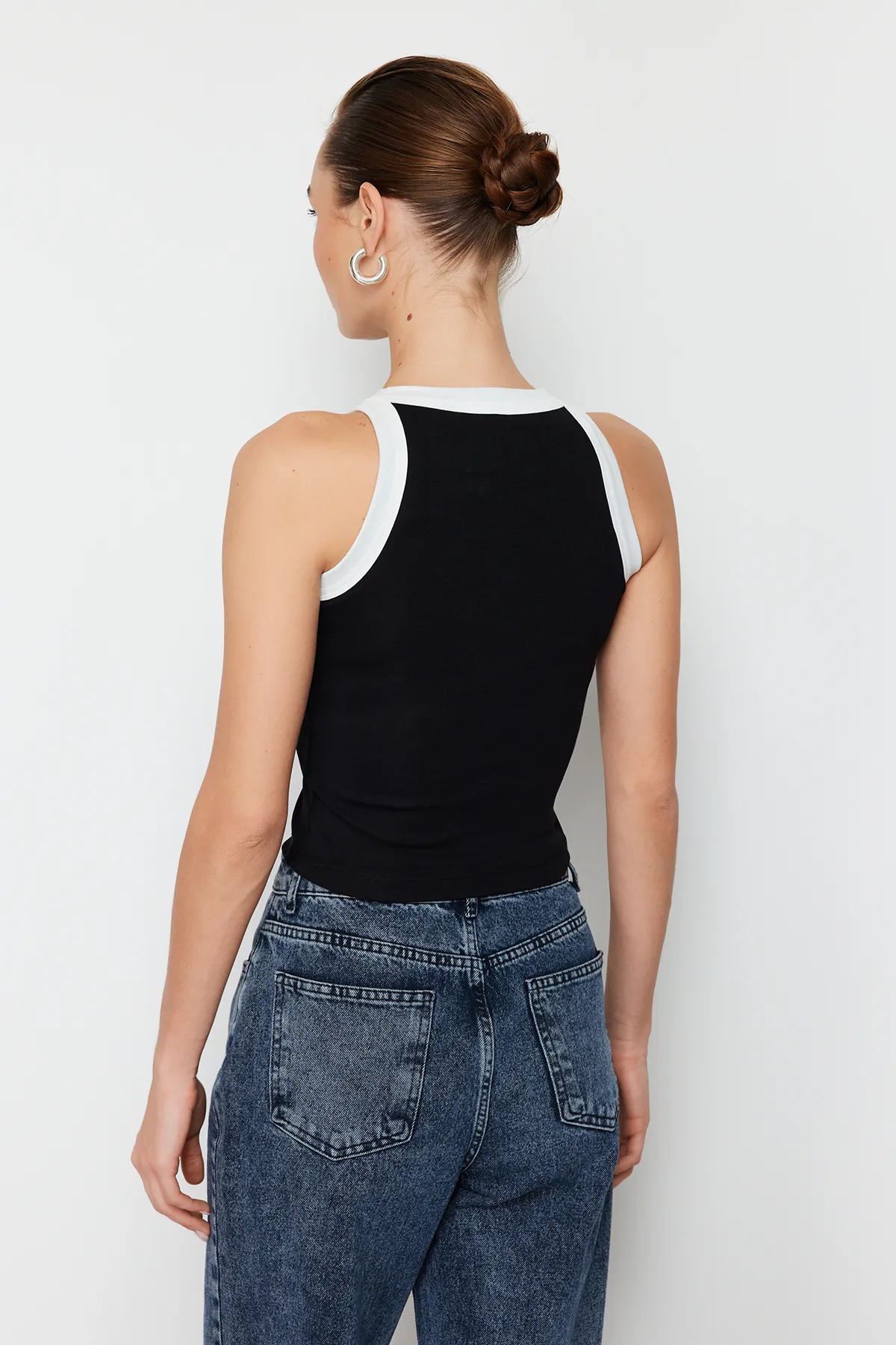 Trendyol Collection  Unterhemd - Schwarz - Slim Fit