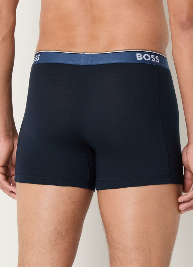 HUGO BOSS Boxer shorts with logo waistband in a 3-pack