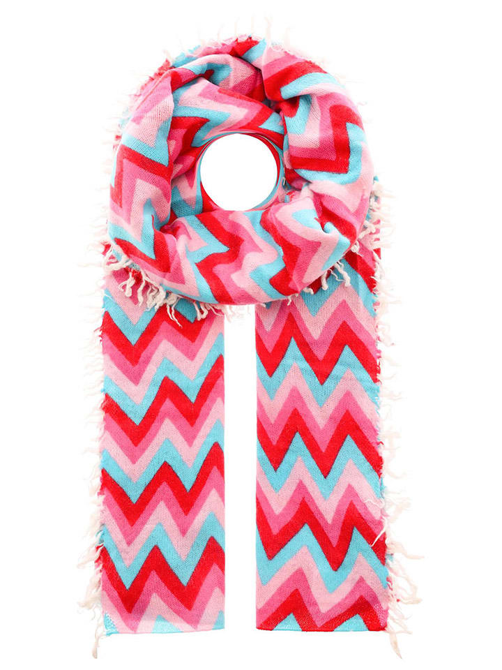 Zwillingsherz Schal in Bunt - (L)190 x (B)75 cm günstig kaufen onesize
