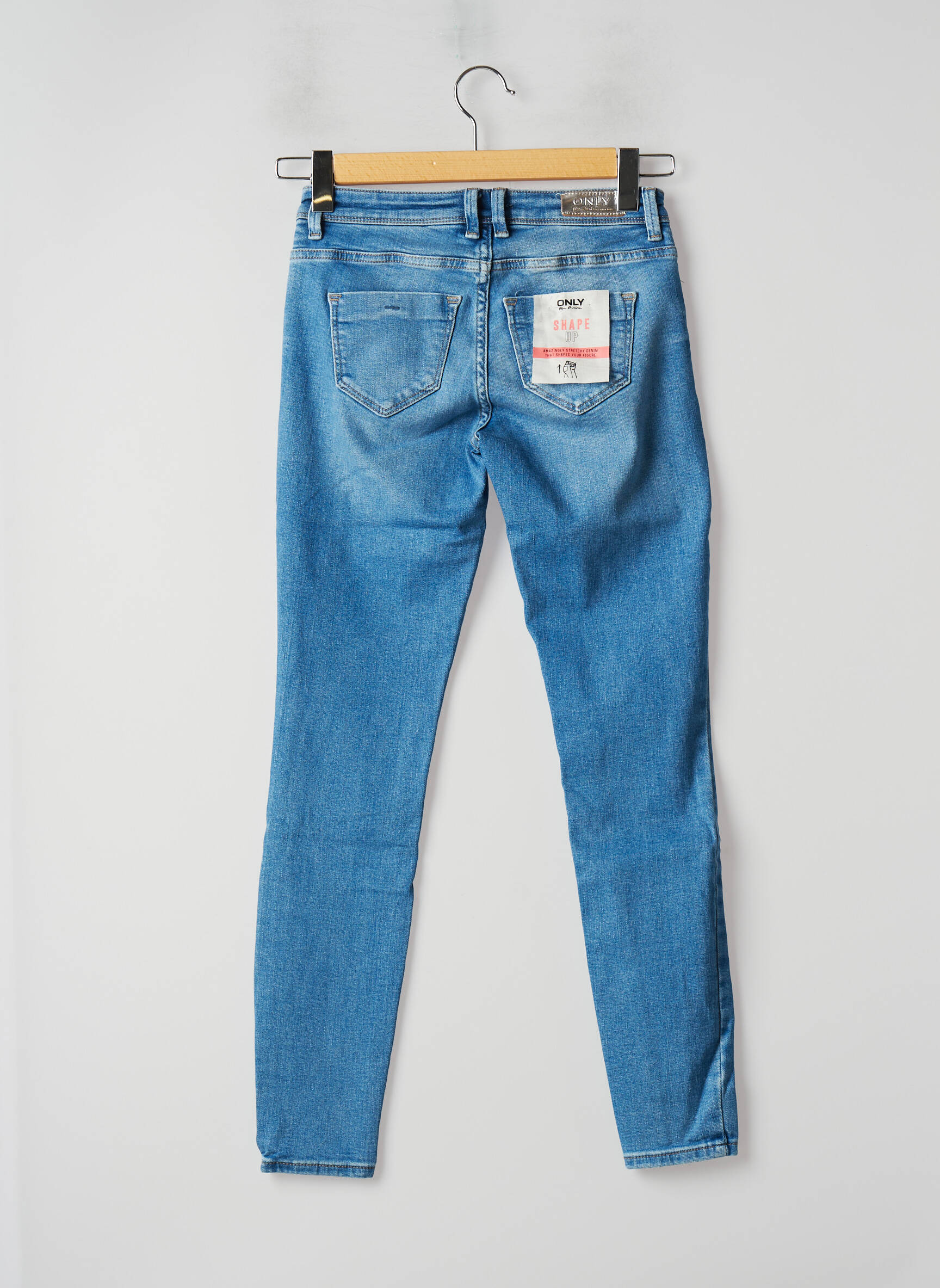 Only Jeans Skinny Femme couleur bleu
