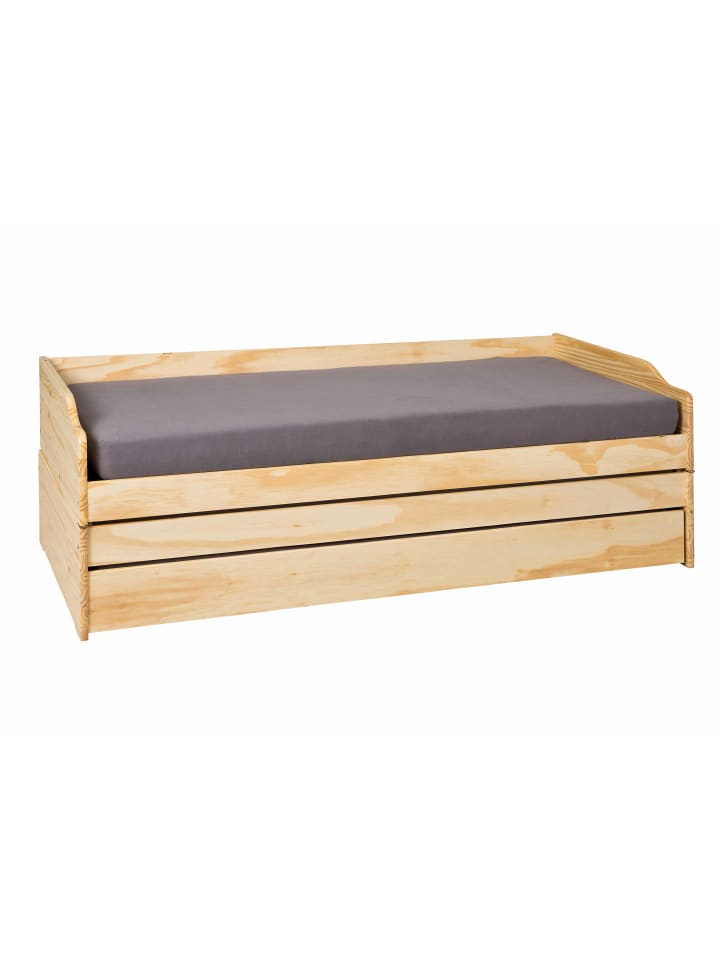 ebuy24 Bett Lotved Holz 97 x 209 cm günstig kaufen onesize