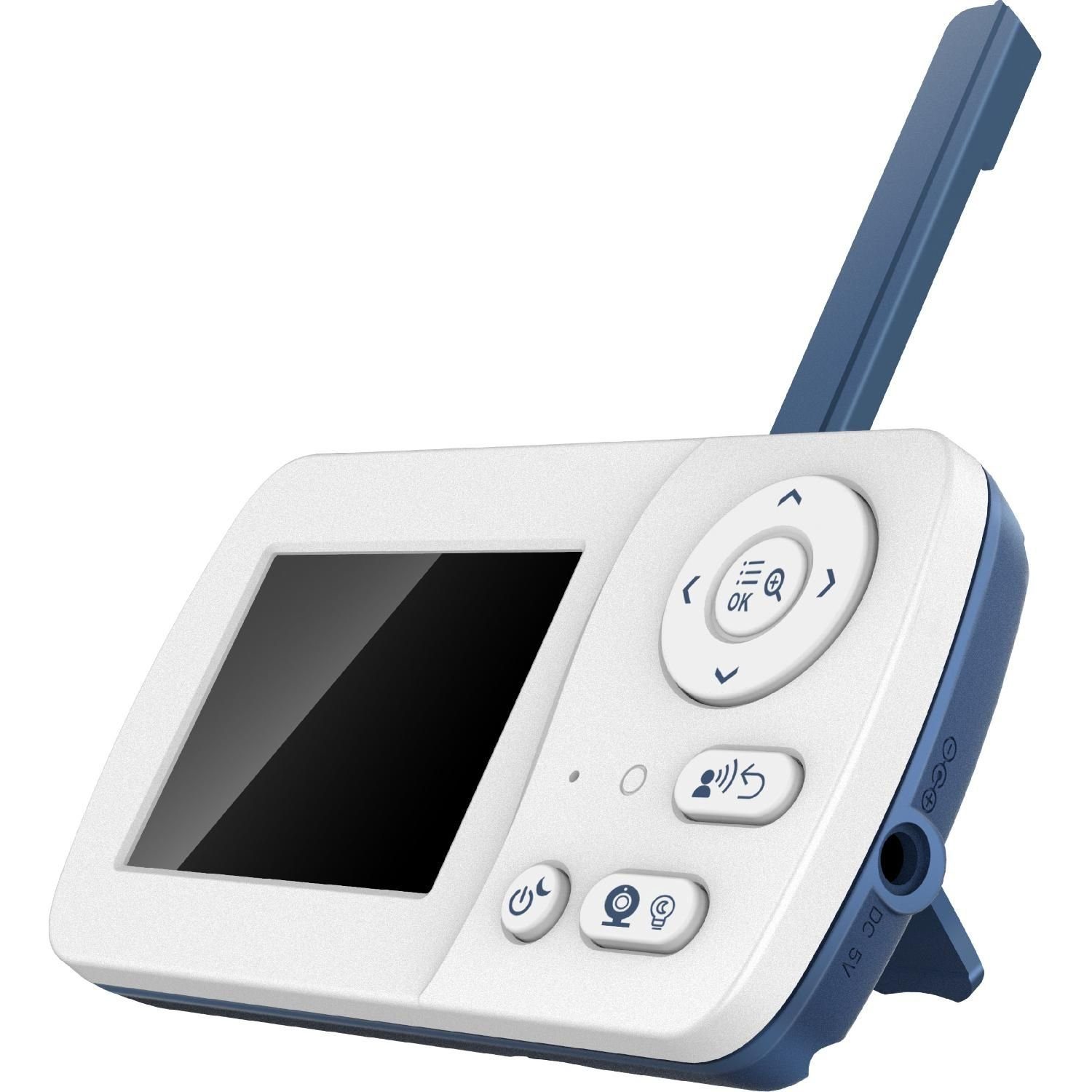 Telefunken Video-Babyphone VM-F200 Video-Babyphone 2,4'' Display Infrarotmodus 320x240 Px, Starre Kamera