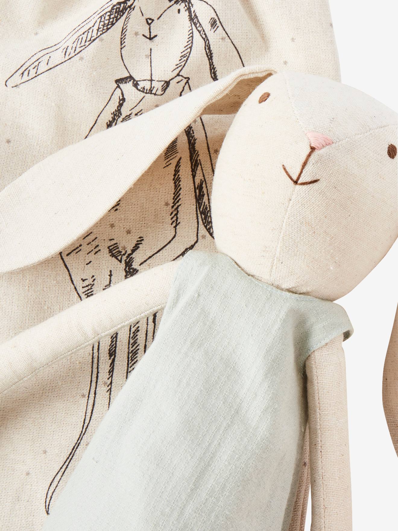 Poupée en lin Mon lapin beige
