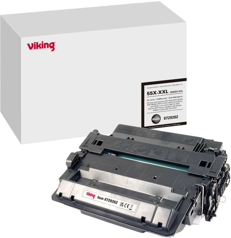 Viking 55X-XXL Kompatibel HP Tonerkartusche CE255X-XXL Schwarz