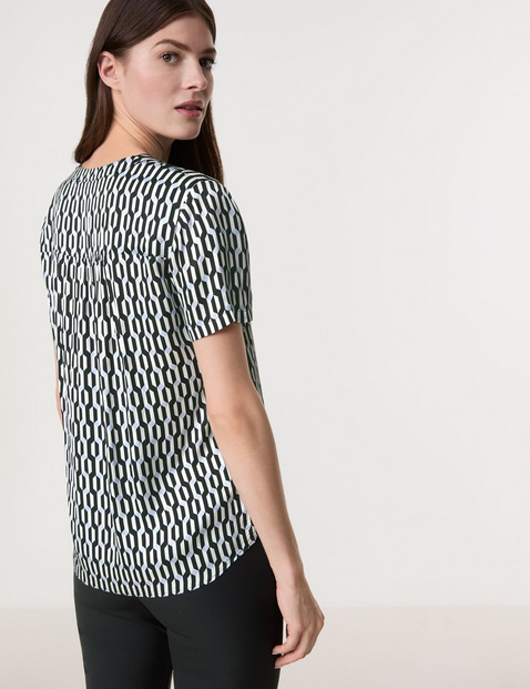 Gemustertes Blusenshirt
