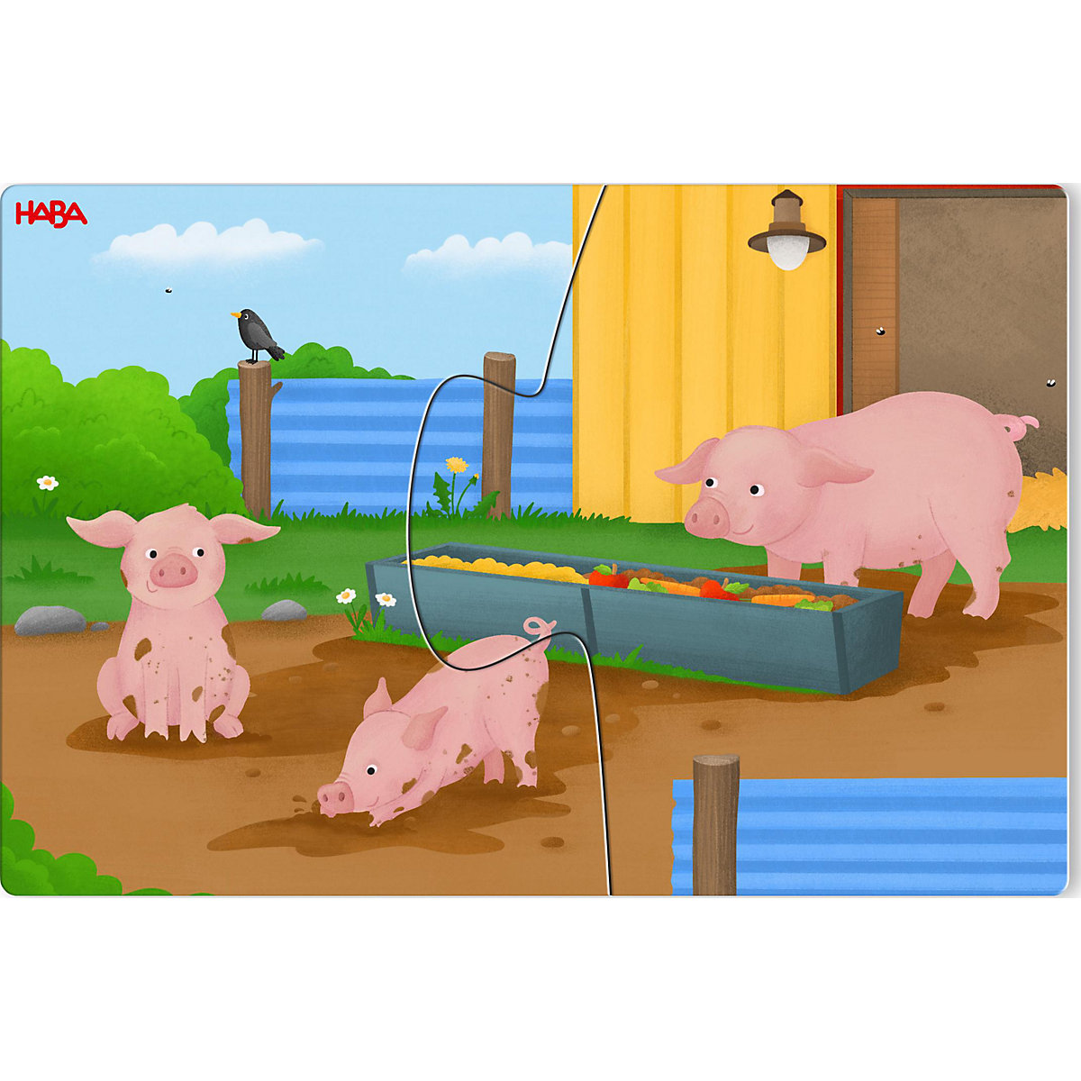 Puzzle Auf dem Bauernhof, 10 x 2 Teile