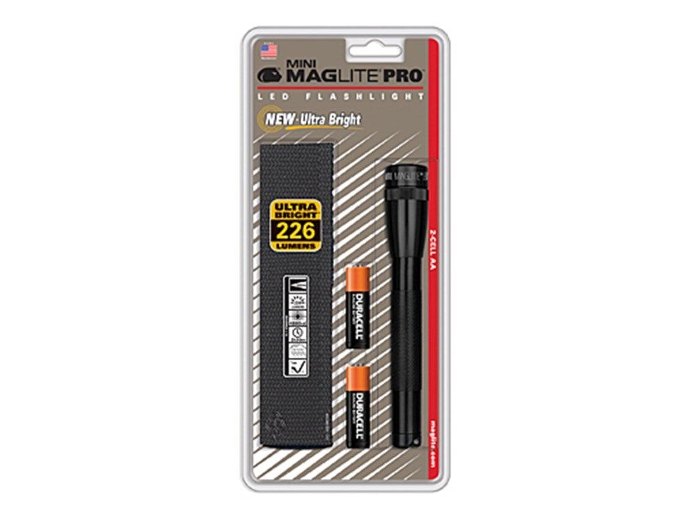 Maglite 7723/61.HCP Minipro LED musta 226 lumenia kotelolla